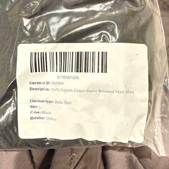 Quince Black Maxi Skirt - Picture 6 of 6